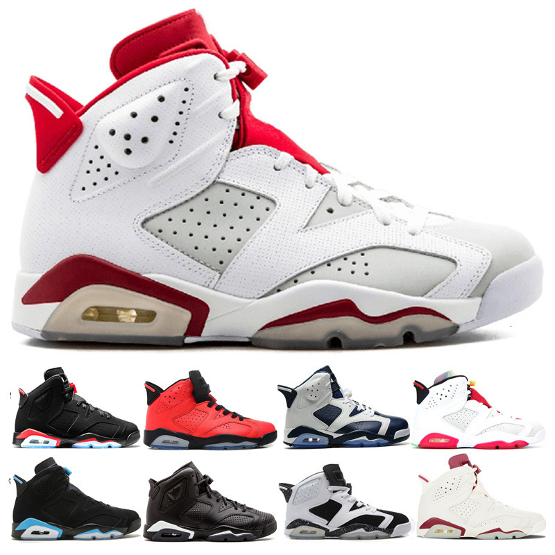 

high quality men basketball shoes 6s 6 sports Alternate Carmine White Infared Sport Blue Olympic Marron Reflections of Champion trainer shoe, #12 olympic