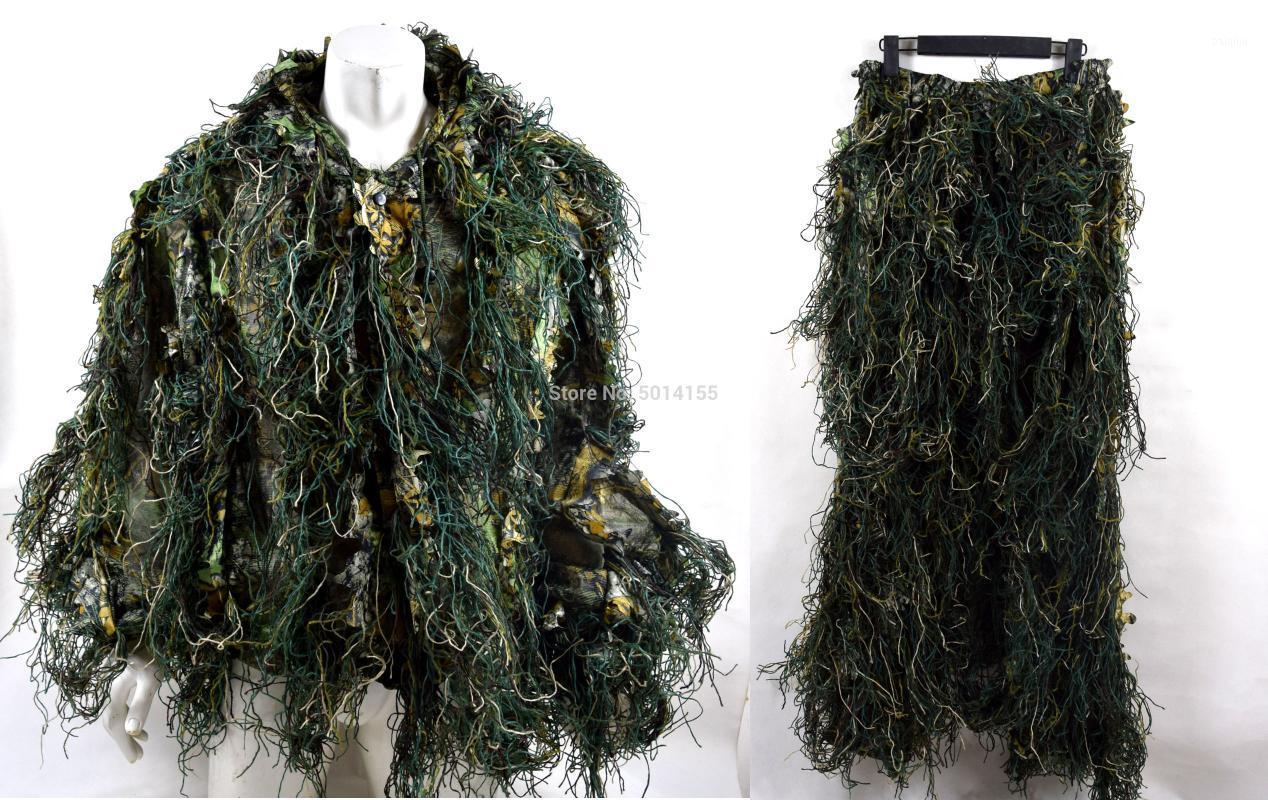 

Camouflage Woodland Leafy 3D Yowie Ghillie Suit Bionic Training Bowhunt Ghillie Suit1, As pic