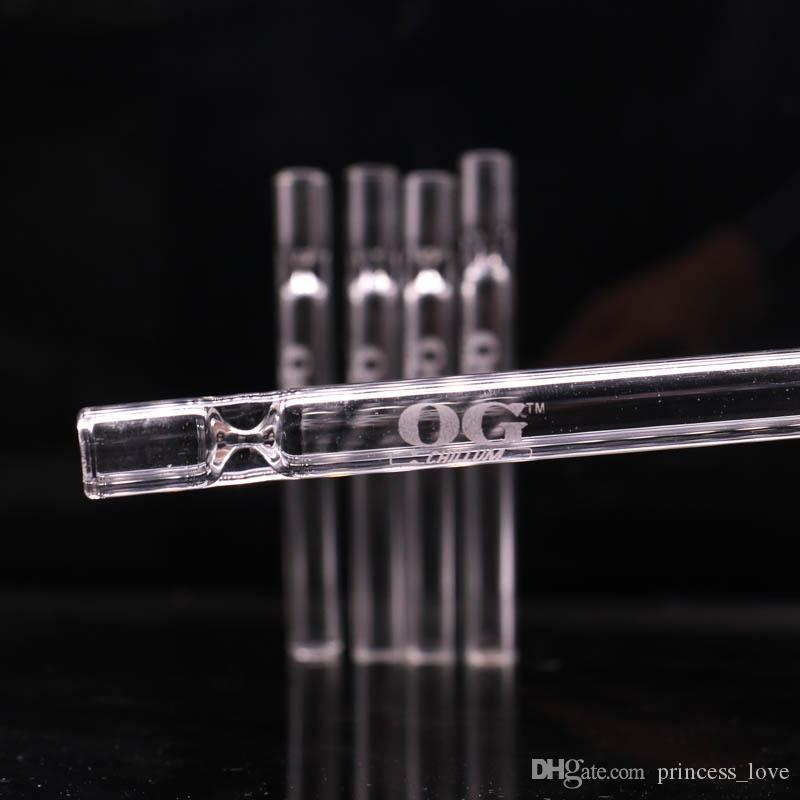 

Wholesale Glass Pipe Hand Pipes for Smoking Bat Tobacco Hookah Heady Tube pocket