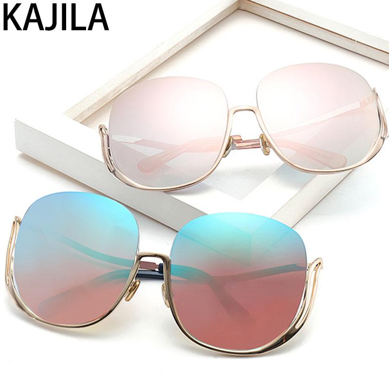 

KAJILA Fashion Oversized Square Sunglasses Women 2020 Designer Sun Glasses Shades For Women Vintage zonnebril dames