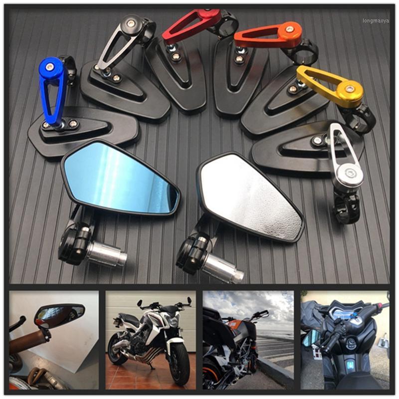 

7/8" 22mm Bar End Rear Mirrors Motorcycle Accessories Motorbike Scooters Rearview Mirror Side View Mirrors Moto for Cafe Racer1