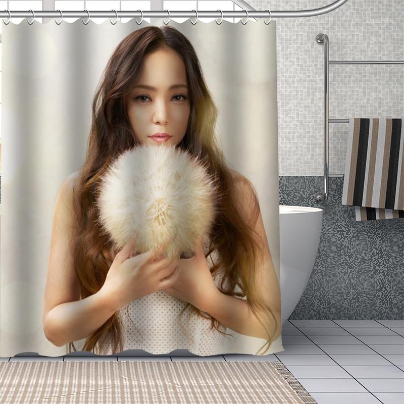

Custom Namie Amuro Shower Curtains DIY Bathroom Curtain Fabric Washable Polyester for Bathtub Art Decor Drop Shipping1