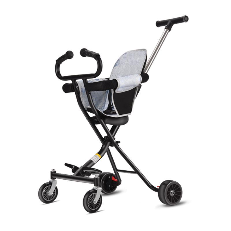 

2020 New simple comfortable stable baby stroller collapsible multifunctional baby stroller 1-6Y
