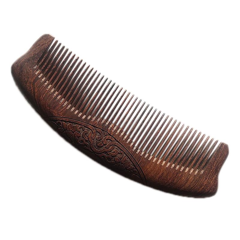 

Hair Comb Wooden Comb Natural Sandalwood Combs Wooden Teeth Without Static Lice Beard Barber Wood