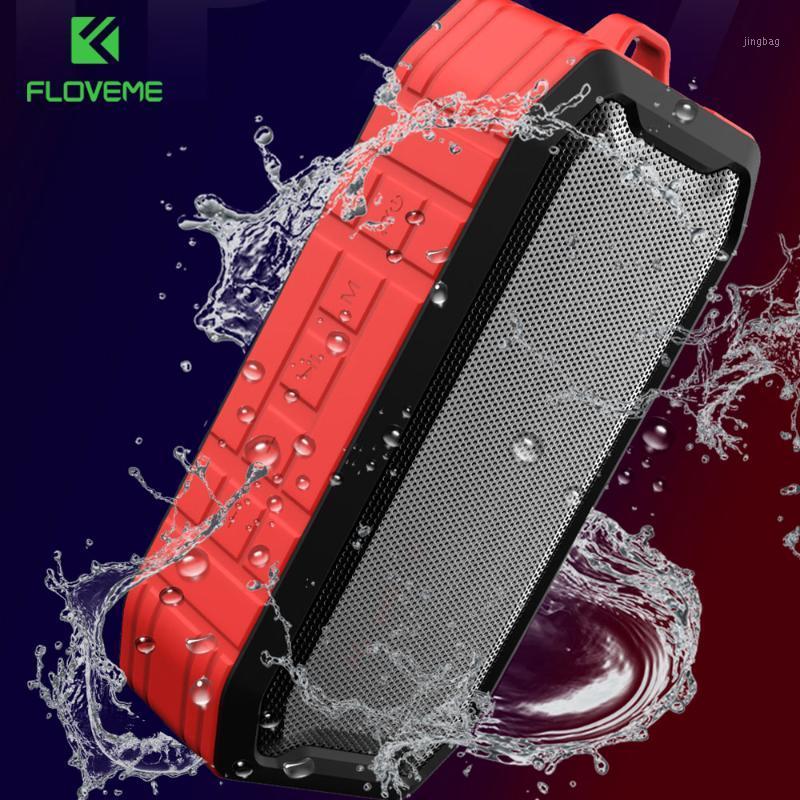

FLOVEME Portable Bluetooth Speaker with Stereo 3D Bass Sound Water&Dust&Fall Proof Handfree 1200ah Range Built-in Power1