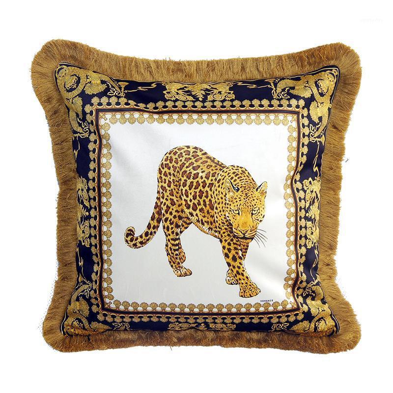 

Cushion/Decorative Pillow Printed Jacquard Plush Decorative 50cm Home Square Pillowcase Sofa Throw Cover For Car El *women Home1, Beige