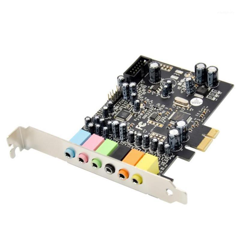 

PCIe 7.1CH Sound Card Stereo Surround Sound PCI-E Built-In 7.1-Channel Audio System CM88281