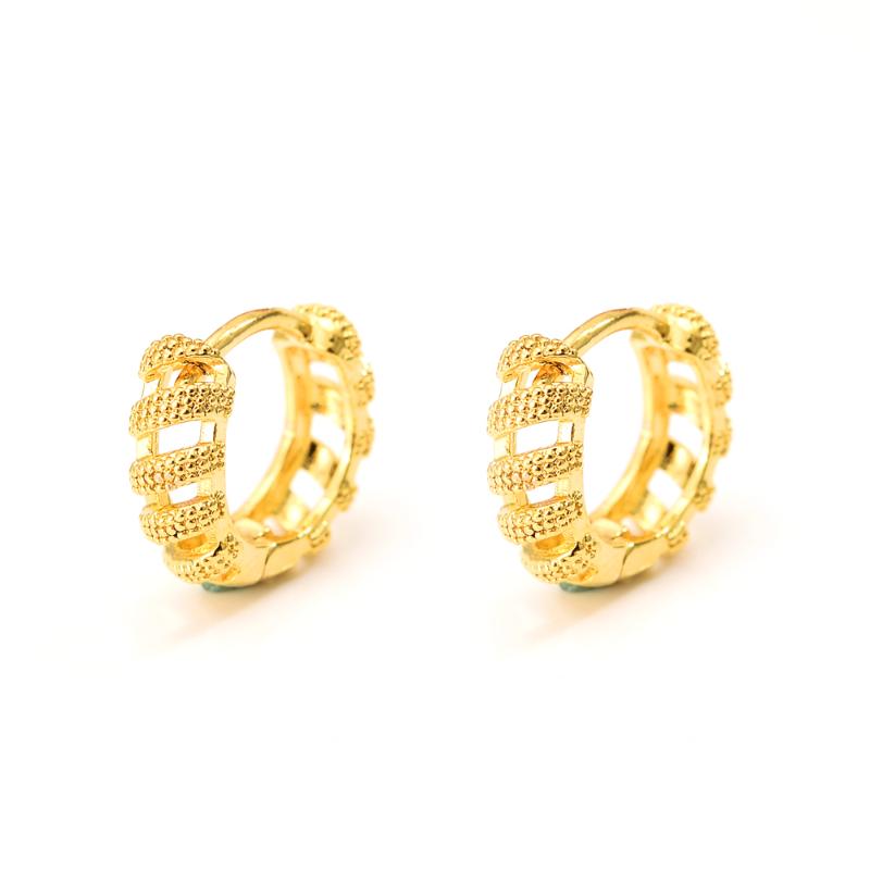 

Gold Africa Hoop Earrings for Women Earrings for Gold ring female hot style Jewelry Wedding accessories Gift