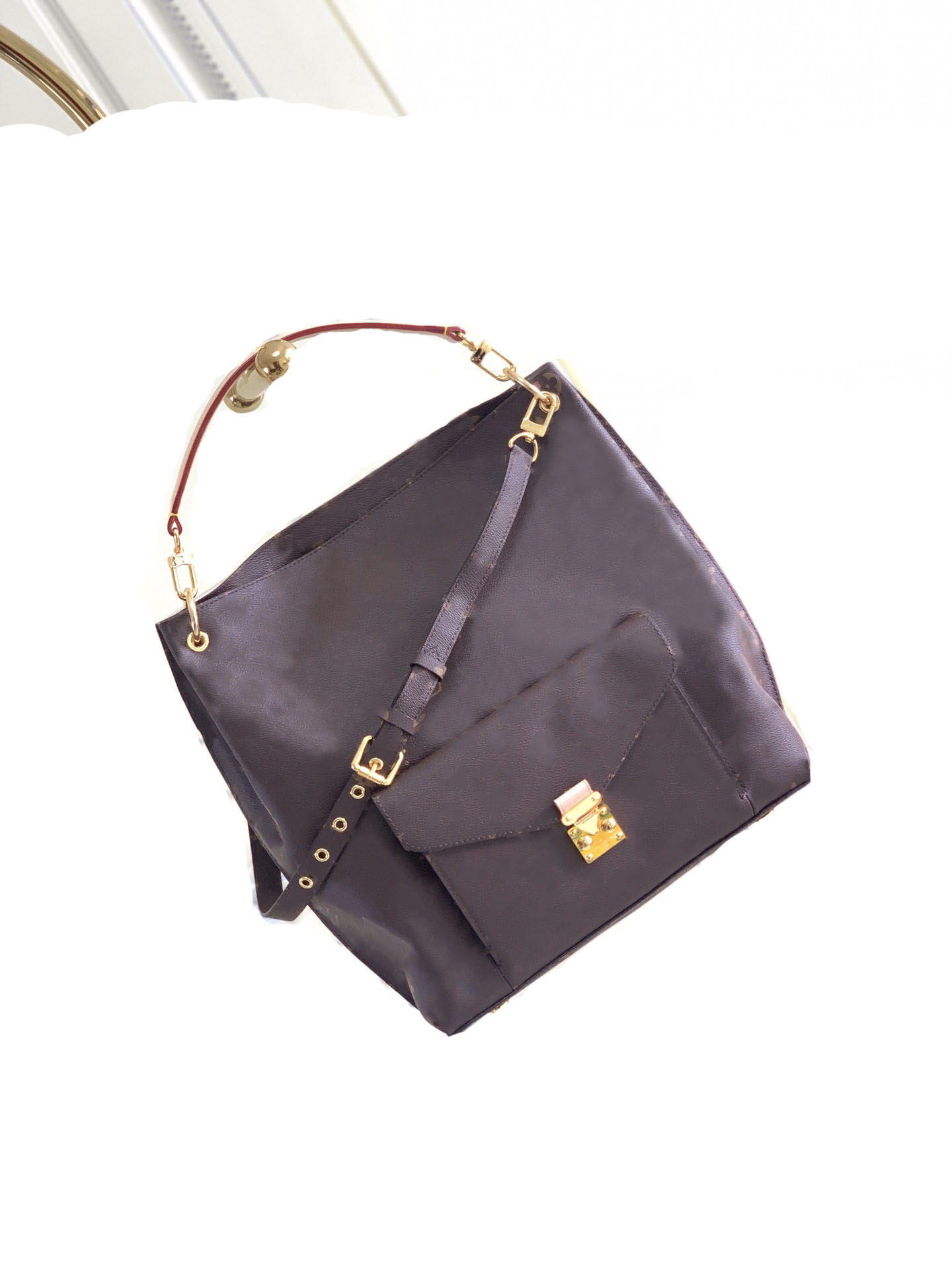 

Designer Handbags Crossbody Shoulder Bags Women Tote Bag Classic High Quality Leather Outer Pocket Wallets, Coffee