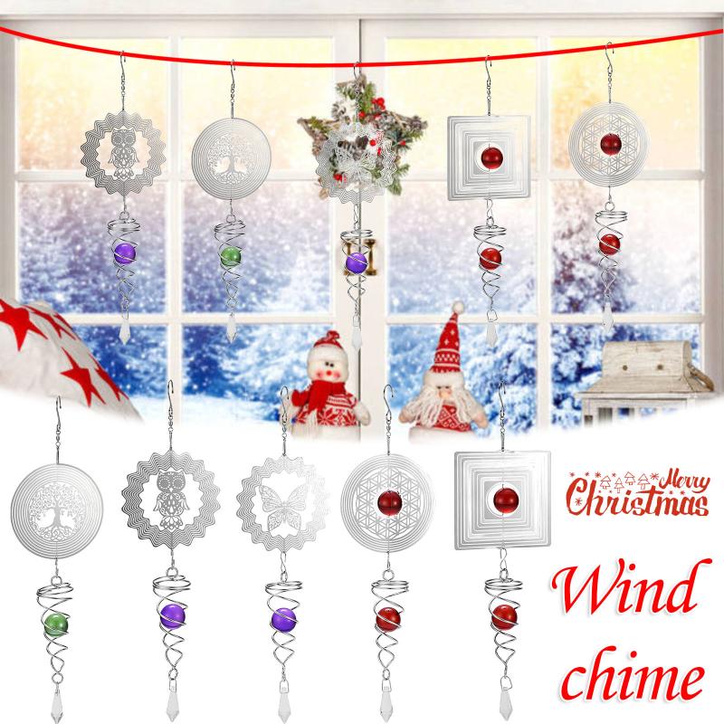 

Home Courtyard Decoration Practical Wind Chime Mirror Wispy Creative Store Decoration High Quality Delicate Durable