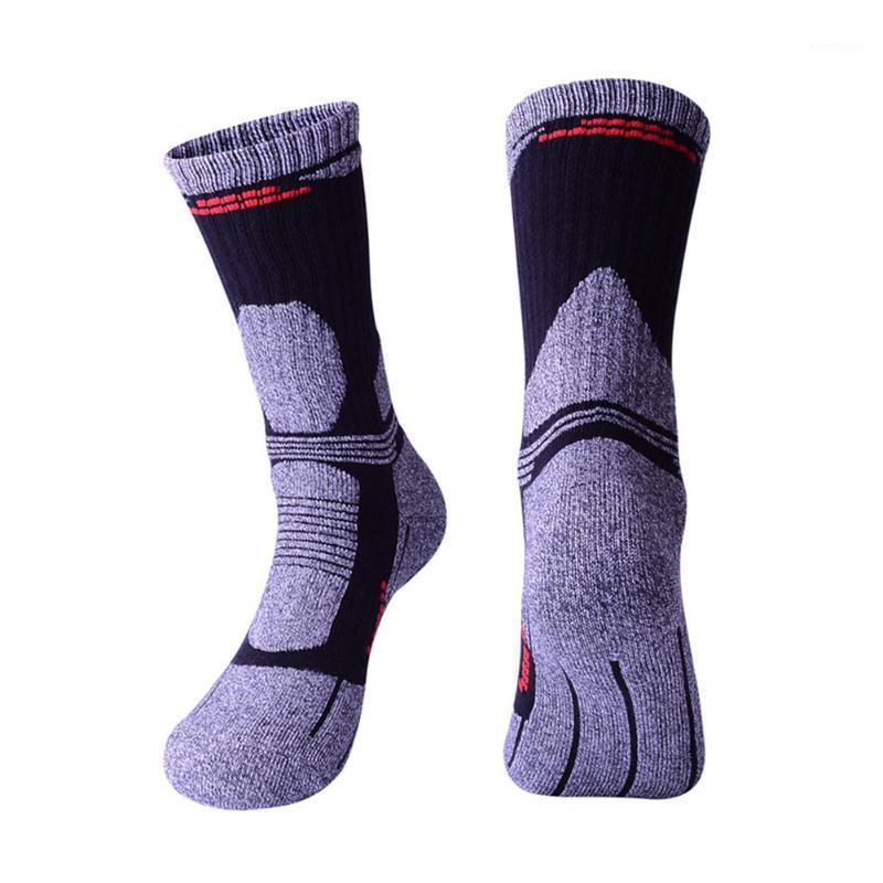 

Hiking Climbing Thermal Ski Socks Long Thickened Outdoor Camping Snowboard Sport Quick Dry Soft Winter Keep Warm1, Dark blue