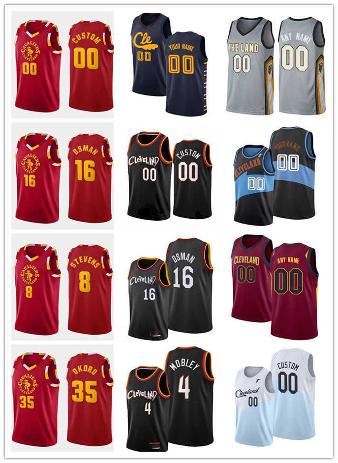 

75th Custom Jersey Cleveland''Cavaliers''Men Women Youth Evan 4 Mobley Cedi 16 Osman Denzel 45 Valentine Lauri 24 Markkanen Basketball Jerseys, Color