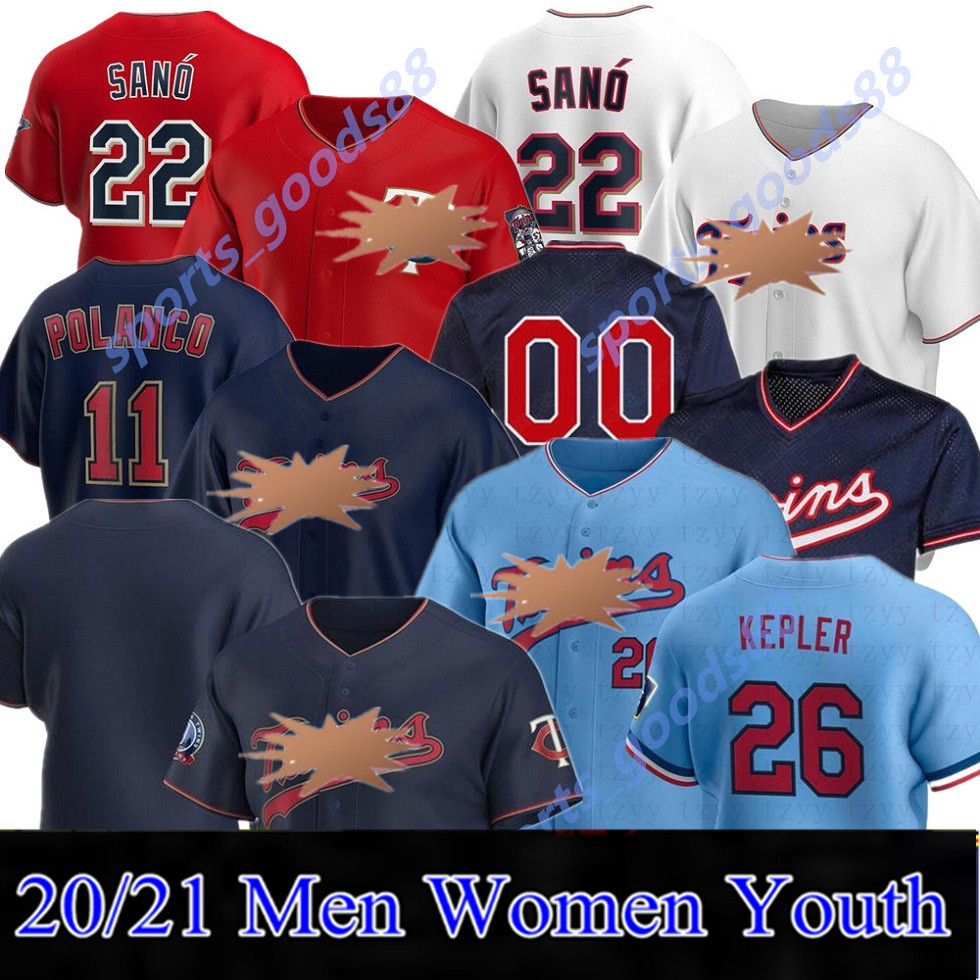 

2020 Kent Hrbek Jersey Sergio Romo Mitch Garver Jonathan Schoop Byron Buxton Ehire Adrianza Kirby Puckett Baseball Jerseys Custom Stitched, Colour 4