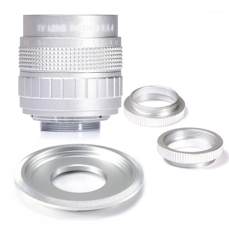 

Silver Fujian 50mm F1.4 CCTV TV camera lens + C-NEX Mount Ring for Sony A7 A7II A9 NEX7 NEX5 camera1