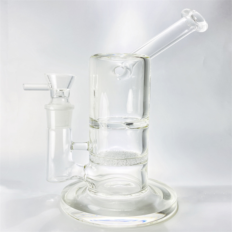 

High quality glass hookah with sintering disc and turbine (GB-228-F)