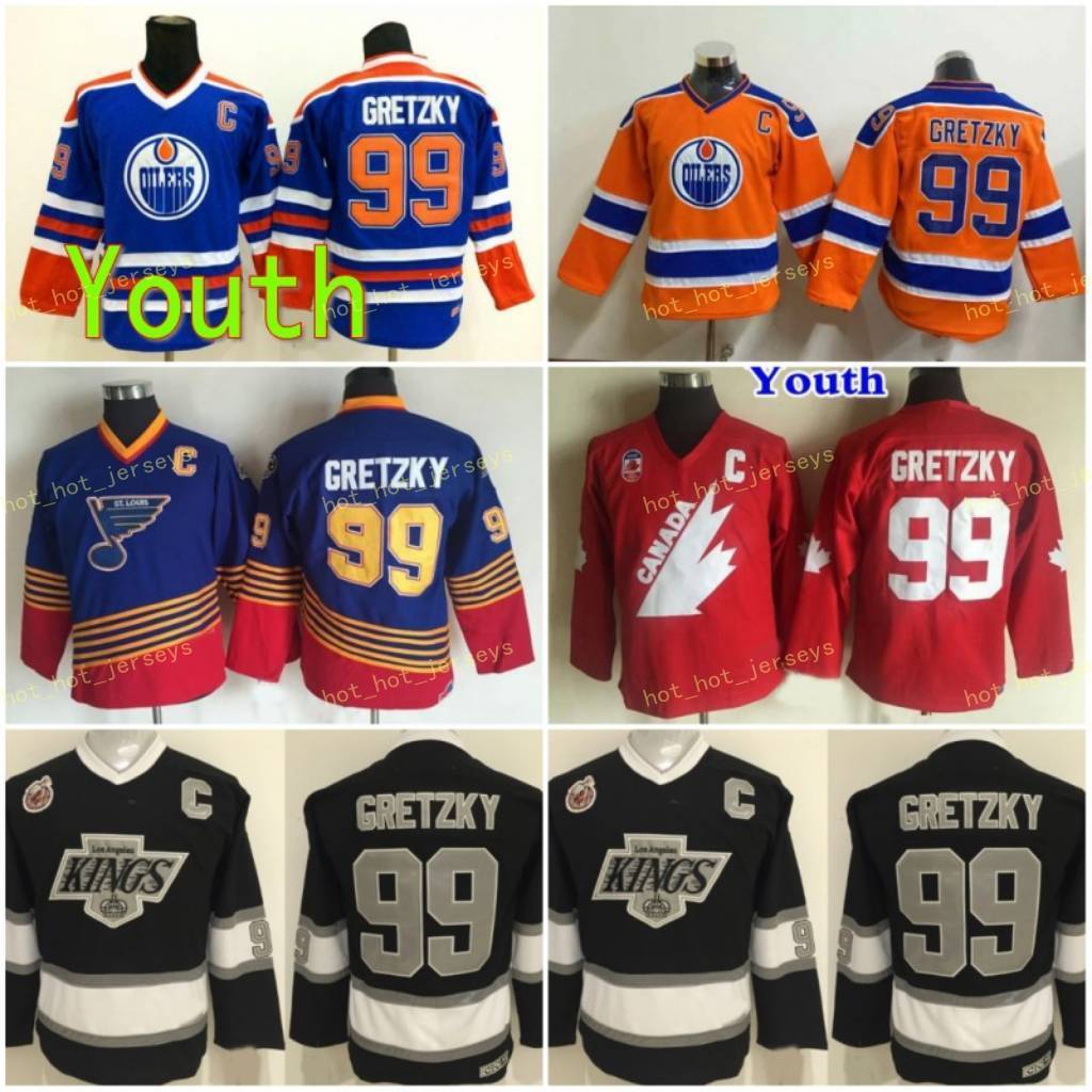 

Youth Los Angeles Kings 11 Anze Kopitar 32 Jonathan Quick 8 Drew Doughty Jersey Kids 99 Wayne Gretzky Vintage CCM Hockey Jersey, Black;red