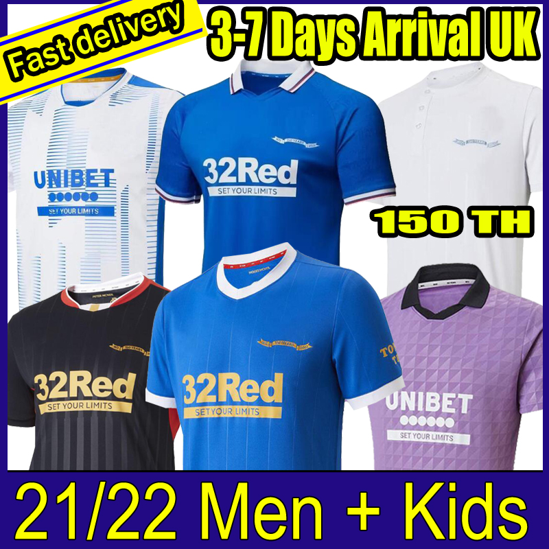 

S-4XL 2022 2023 Rangers Anniversary Soccer Jerseys Glasgow TRAINING DEFOE HAGI BARKER KENT TAVERNIER 22 23 Football Shirts Adult / kids kit Special RAMSEY AMAD MORELOS, 22-23 away