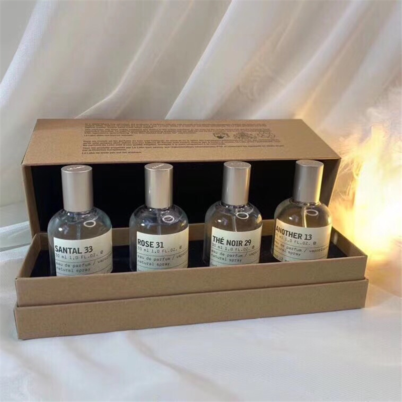 Parfum plus élevé pour femmes Hommes Cadeau Autres 13 Santal 33 Beramote 22 Le Noir 29 Rose31 4PCS * 30ml Fragrance Set Livraison gratuite