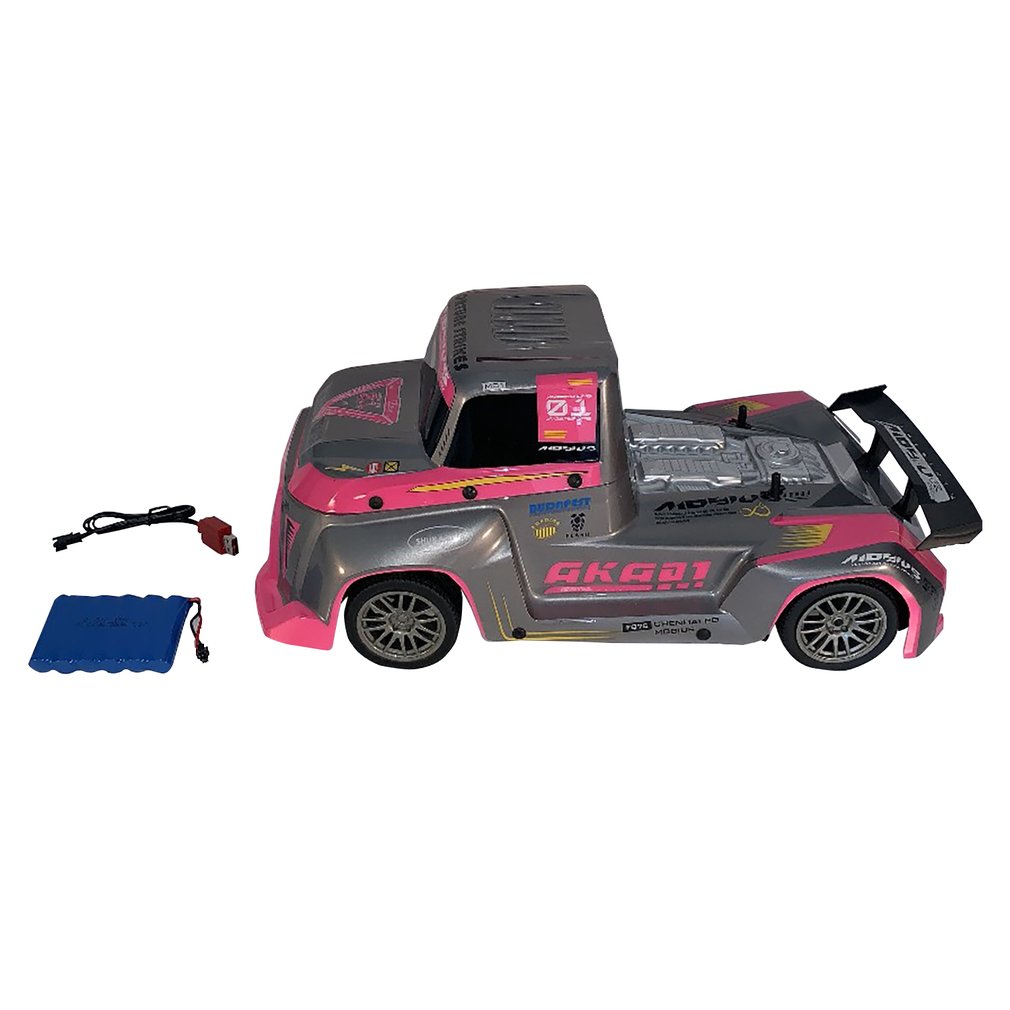 

J801 1:10 High Speed RC Car with Lighting 2.4G Remote Control Off-road Crawler Vehicle Model RTR Toy For Kids Gift-Blue