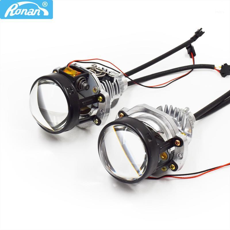 

Ronan 2pcs LHD 2.0 inch mini HD Bi-LED projector lens 5500k for car styling Motorcycle H1 H4 H7 9005 9006 retrofit DIY1