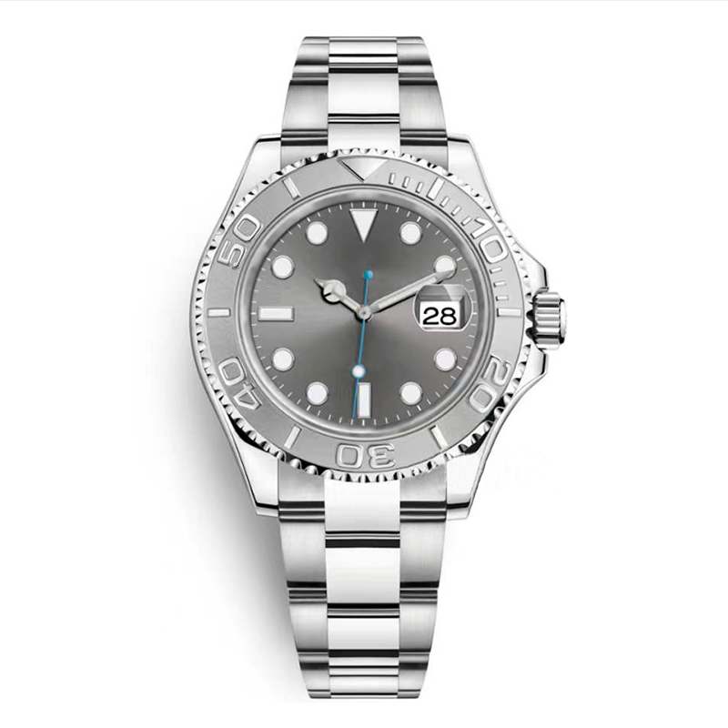 

Premium Men's Watch 40mm Black Dial Master Automatic Mechanical Watches Sapphire Glass Classic Folding Strap Super Luminous Water Resistant Wristwatch, Tool