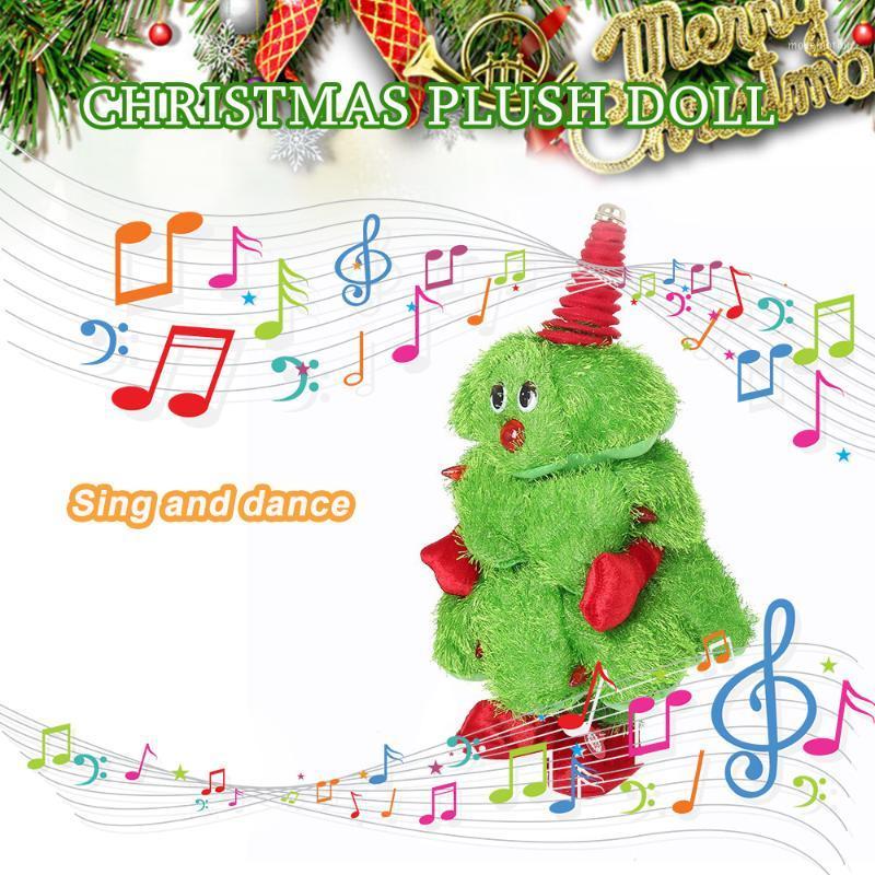 

Funny Singing And Dancing Christmas Tree Plush Toy Children's Christmas Gift moving hat toy children1