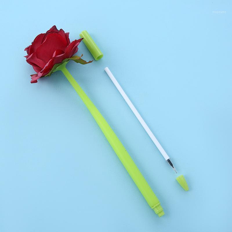 

1PC Creative Rose Flower Gel Ink Pen Decoration Writing Pen 0.5mm for Girls Students Stationery Gift Office Supplies1