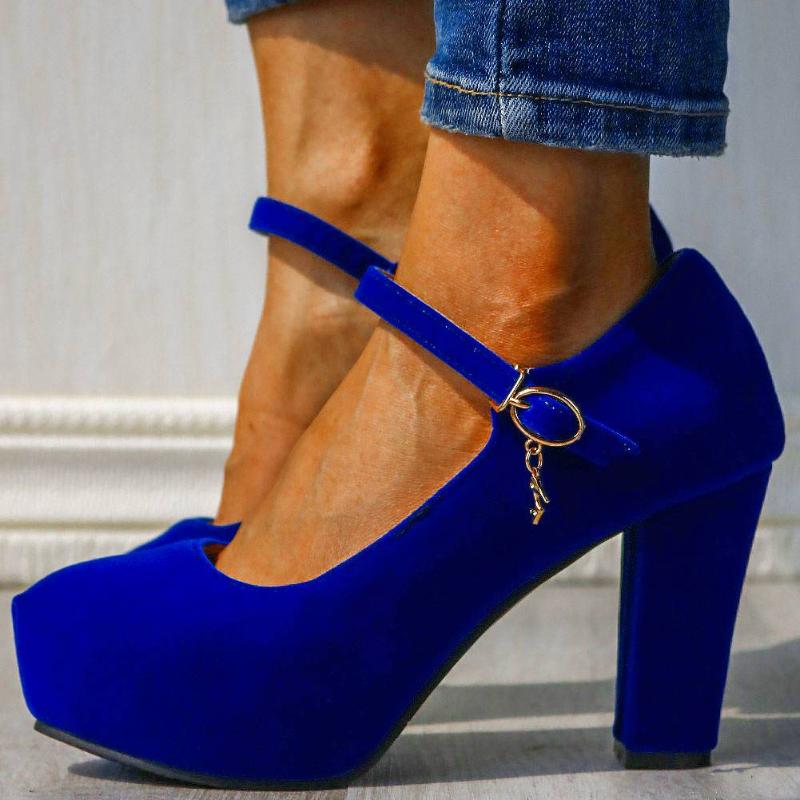 

GIGIFOX 2020 For Dropship Elegant Dropship High heels Plus Size 43 Platform Pumps Shoes Women, Black