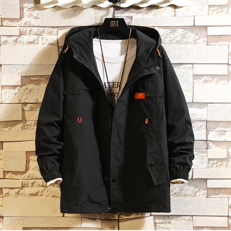 

2021 New in the Open, Man-made Spring Winter Cargo Jacket Oversize 4xl 5xl Fashion Clothes 823Y, J6068 g