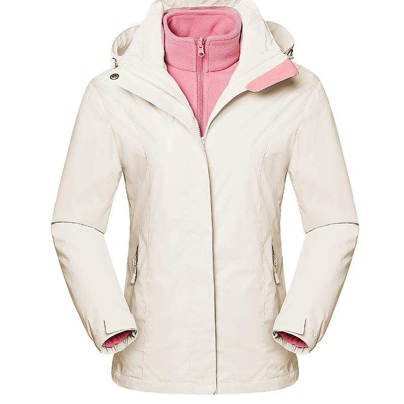 

Winter Jackets Women waterproof Detachable Coat Outdoor Hiking Skiing Climbing Camping Fishing Outwear, Pink