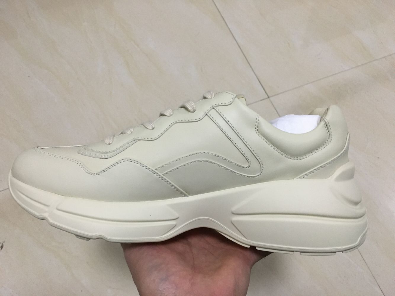 

Runner unisex pk Sneakers Running Shoes Men's Women's shoes Thick soles, Beige