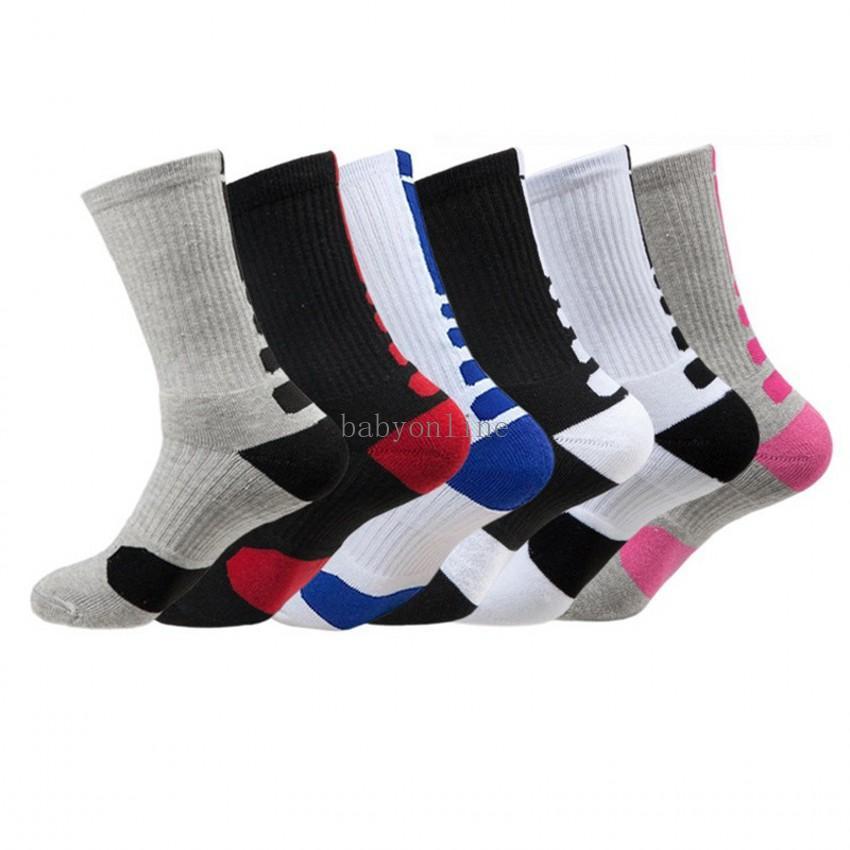 

2pcs=1pair Fashion USA Professional Elite Basketball Socks Long Knee Athletic Sport Socks Men Compression Thermal Winter FY7322, Extra shipping fees not product
