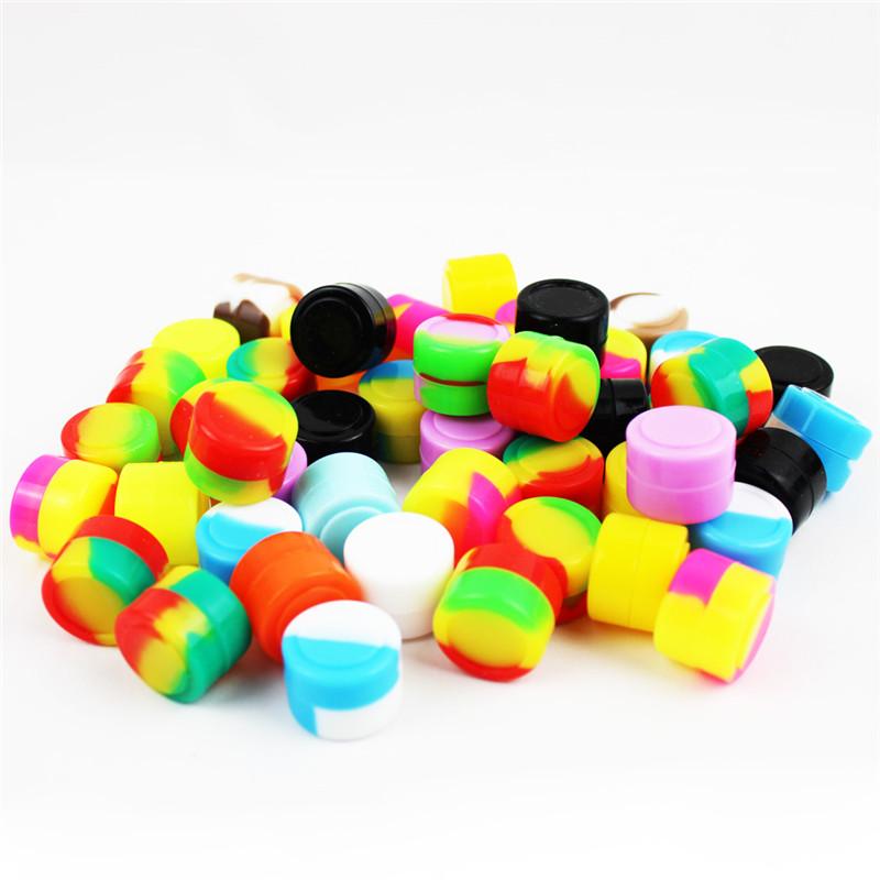 

2ml Silicone Wax Concentrate Packaging Non Stick FDA Food Grade Small Concentrate Dabs Oil Bho Containers For Dabs Rig