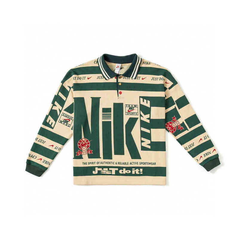 

Autumn New Cactus Cpfm Co Lettered Sweatshirts Hoodies Print Contrast Polo Shirt BASEBALL SWEATSHIRT, Black