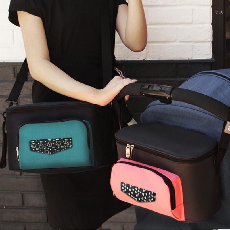 

Multi-function diaper bag Baby Stroller Bag Organizer Nappy diaper Pram Cart Basket Hook Stroller Accessories nappy1, Green