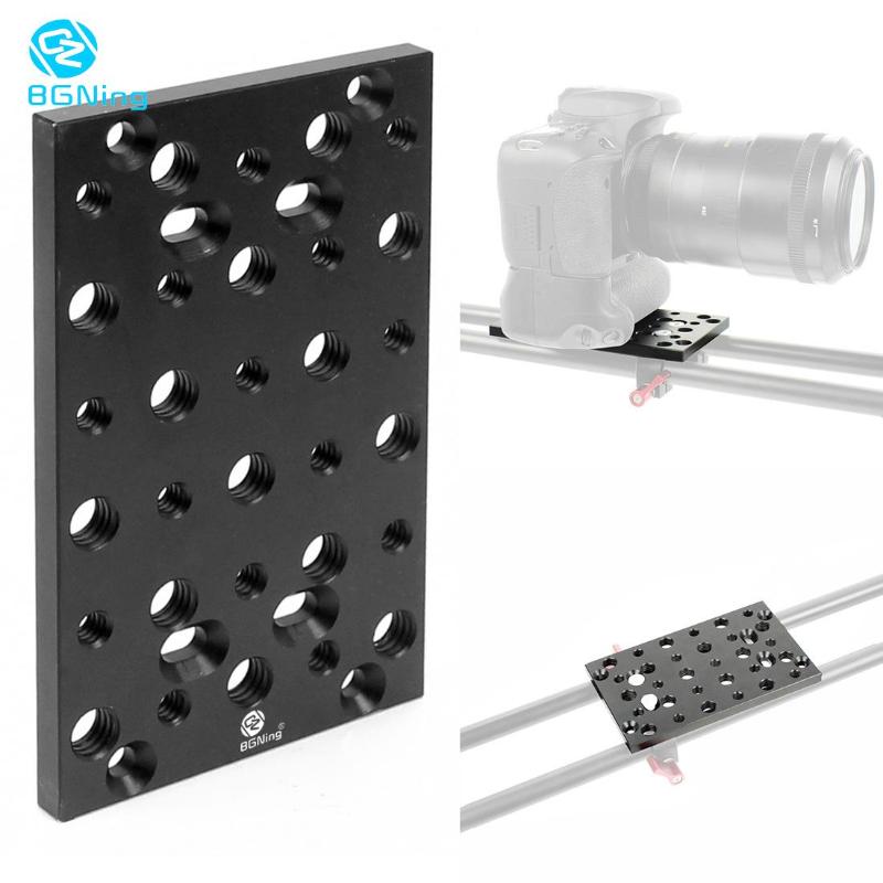 

Switching Plate Camera Mounting Cheese Plate Mount Board SLR 1/4 3/8 for Railblocks Dovetails Short Rods for 5D2 5D3 5D4