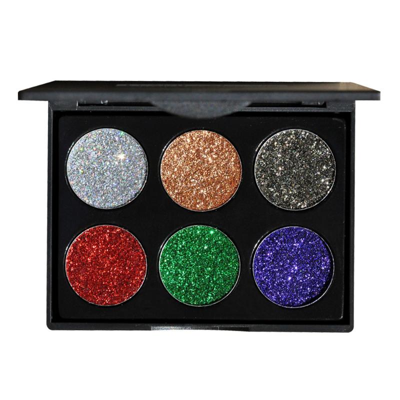 

Makeup Eye Shadow Glitter Palette Nude Color Waterproof Gold Shimmer Eyeshadow