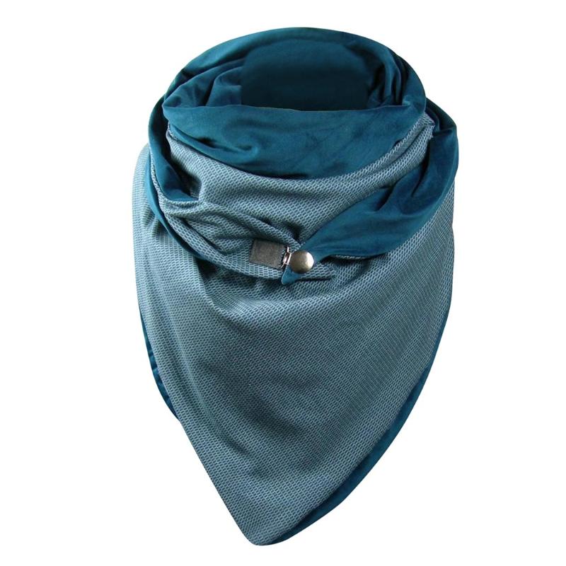 

Scarves Women Soild Dot Printing Face Cover Women's cotton Malaysia warm button turban scarf Écharpe chaude Bufanda caliente