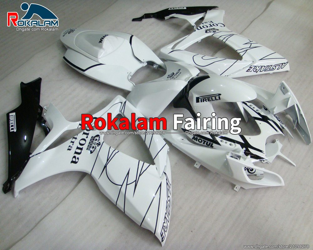 

For Suzuki Street Bike Fairing GSXR 750 2007 Aftermarket Body Kits Fairings GSXR 600 GSX-R600 2006 2006 K6 06 07 (Injection Molding), Customize