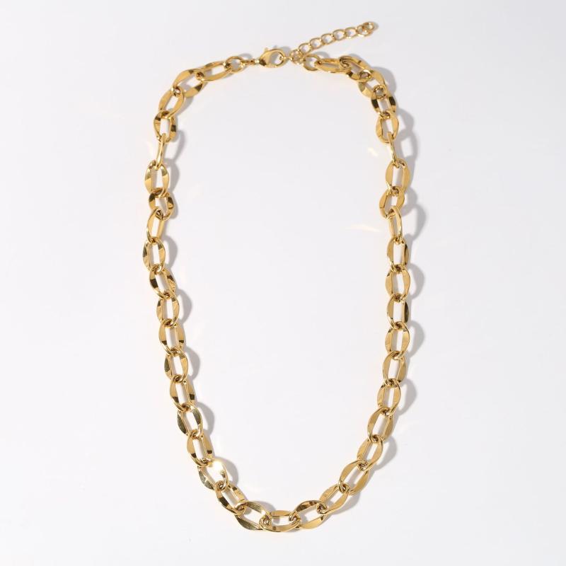 

unisex fashion chain necklace punk style torque