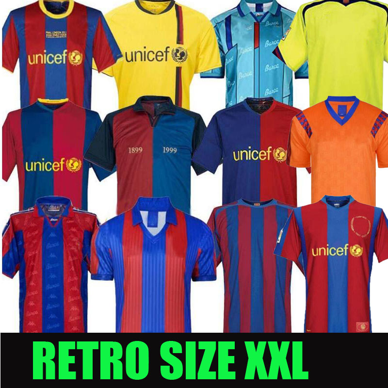 

finals Retro soccer jersey 96 97 98 99 07 08 09 10 11 12 13 14 15 RONALDINHO RIVALDO Iniesta maillot de foot Ibrahimovic Eto'o Kluivert GUARDIOLA BarcelonaS RONALDO HENRY, 08 09 away