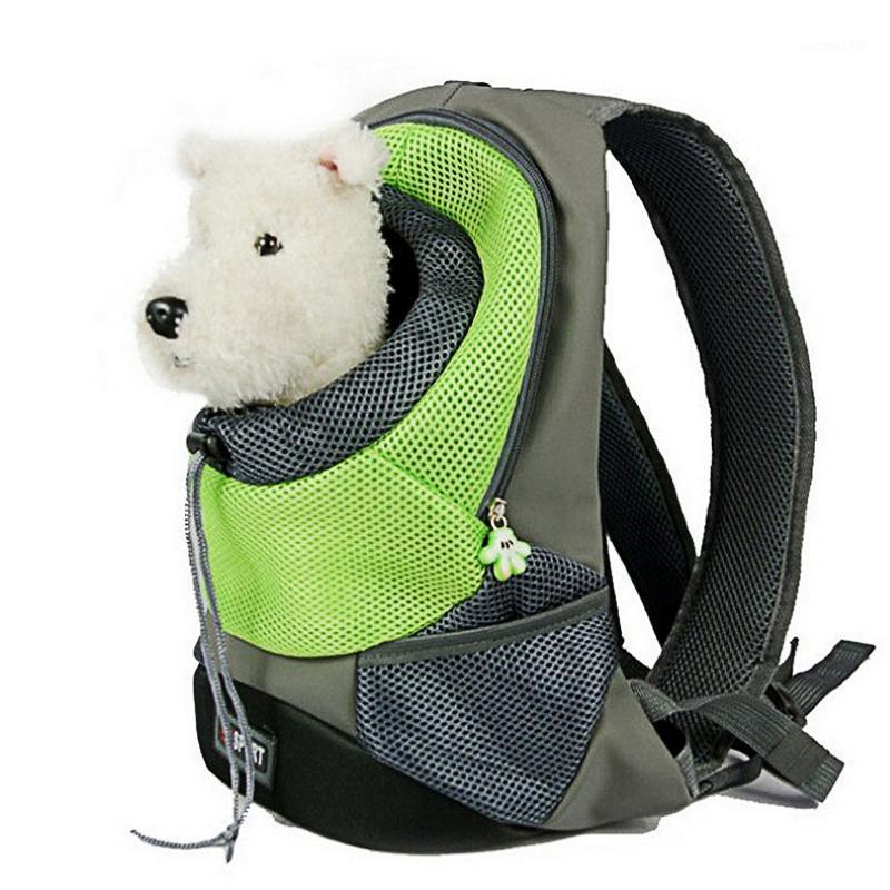 

Portable Pet Carrier Bag Breathable Adjustable Backpack Front Cat Dog Double Shoulder Messenger Bag Outdoor Travel Carry Pet1