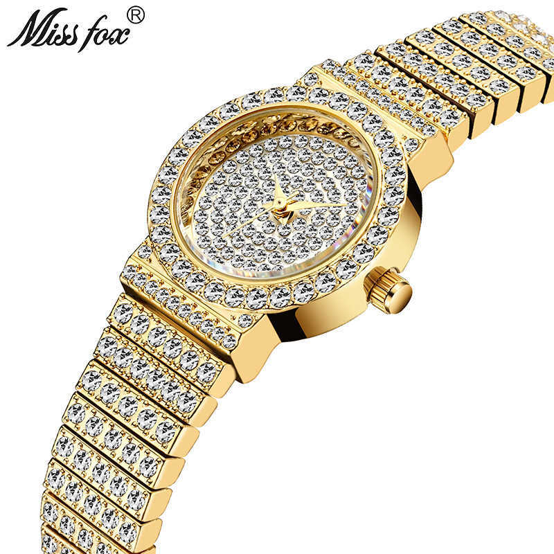 

Miss Fox women's fashion exquisite high-grade inlaid English Watch Bracelet, Silver