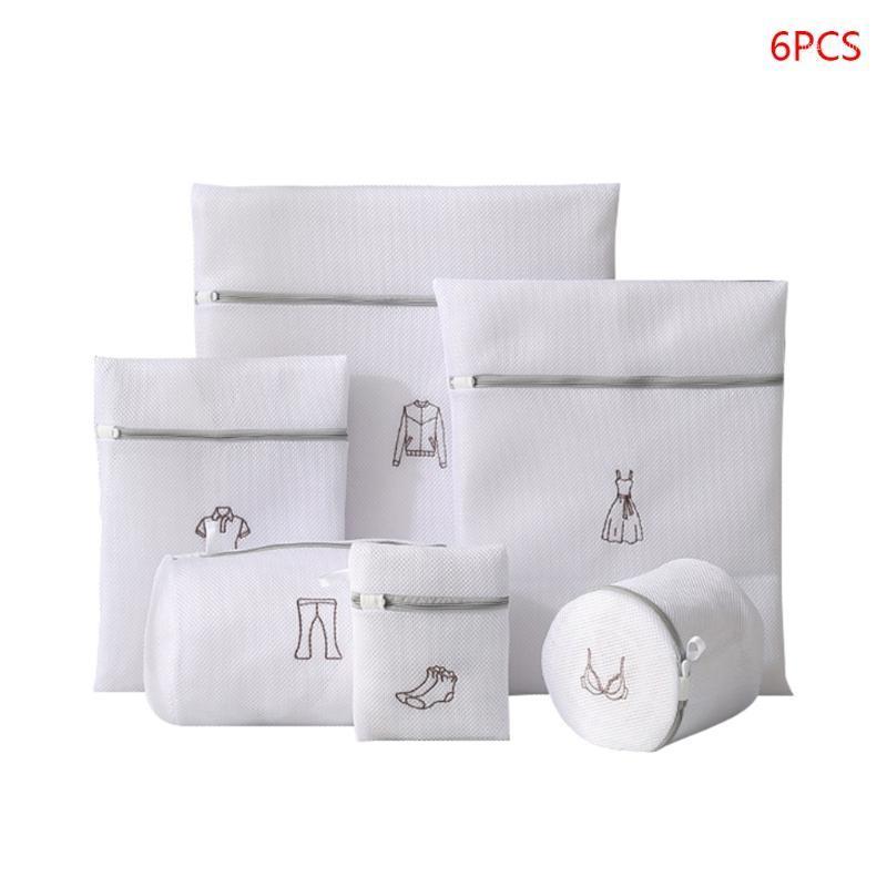

6pcs Laundry Bags Double Layers Thickened Washing Bag Travel Storage Organizer1