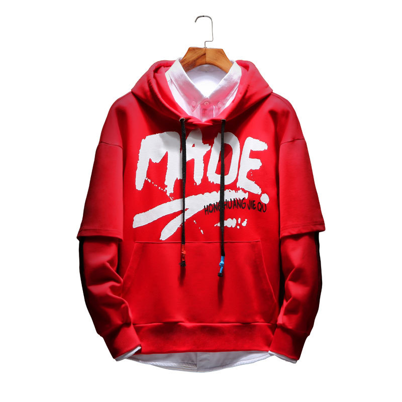 

2021 New Luyzjzen Hoodie Mode From Men's Rapper Hip Hop Sweatershirts Capuz Long Patchwork Bag Hot K130 546F, Green.