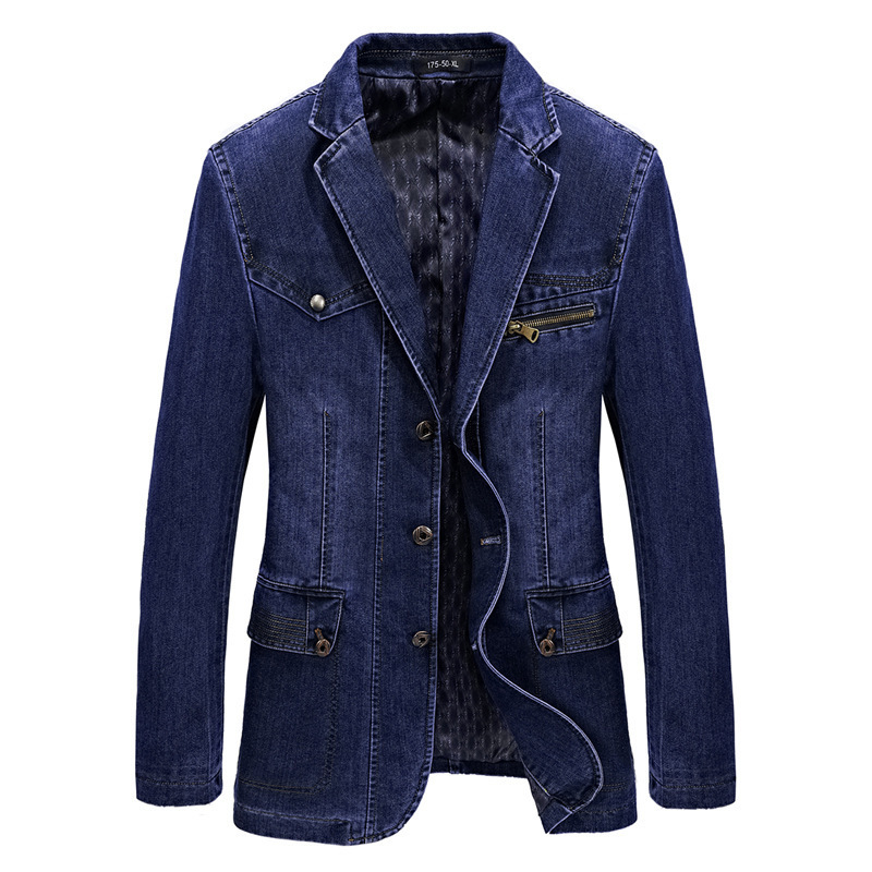 

2021 The New New New All-match Casual Cotton Denim Male Jacket 9c9q