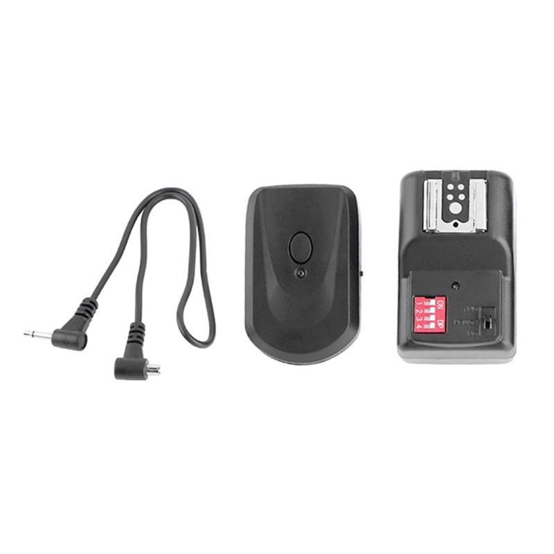 

Hot Shoe Flash Lamp 16 Channels Wireless Remote Flash Trigger Synchronizer Receiver Transmitter For DSLR Camera