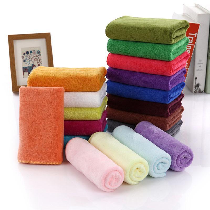 

Microfiber Towel Quick-Dry Beauty Salon Car Wash Cleaning Towel 35*75 Thick Hair Drying Hand Cleansing Bathroom Towels, Green