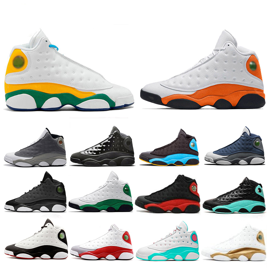 

2020 New Starfish Hyper Royal 13 Red Flint Men Basketball Shoes Bred Chicago Island Lucky Green 13s DMP Women Mens Trainers Sports Sneakers, 36-47 chicago