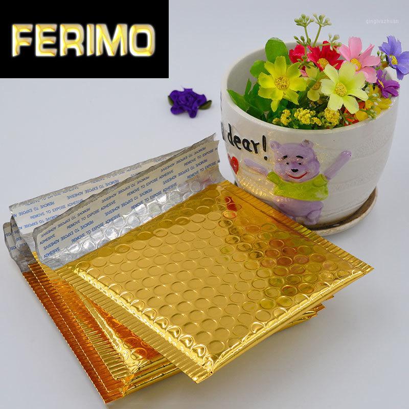 

15*13 100pcs Pink/gold sliver Poly bubble Mailer envelopes padded Mailing Bag Self Sealing shipping express bag1